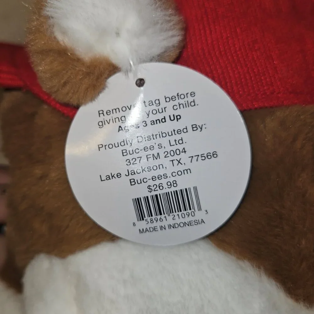 Buc-ee's Plush Beaver Stuffed Toy w/Hat T-Shirt TX Gas Station Mascot ~ 27" - Picture 3 of 6